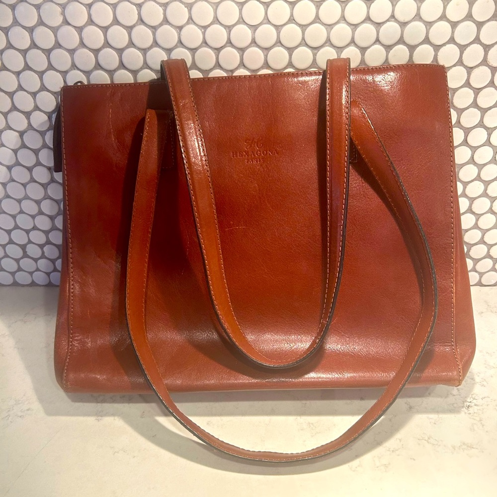 Hexagona Paris Handbag Shoulder Purse French